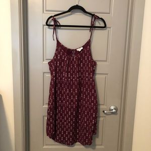 Boho Beach Dress With Tie-able Straps & Pockets!